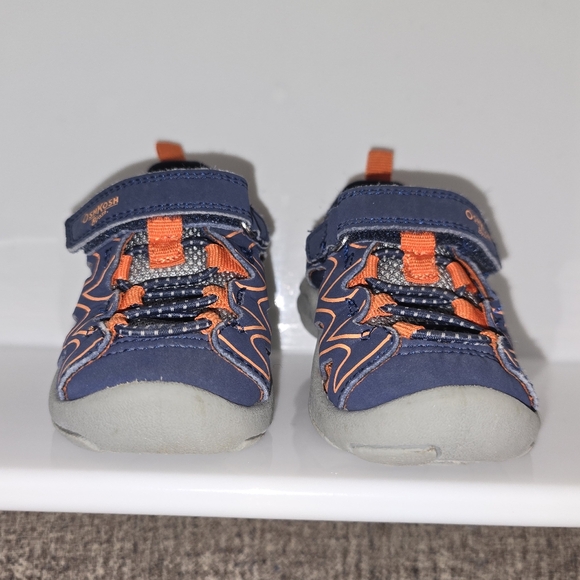OshKosh: Baby Boy's Martin Sandal, Size: 4, Navy & Orange, Excellent condition - Picture 4 of 16